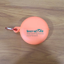 Plastic Round Multi-Purpose Empty Storage Box with Keychain (1 Pc)